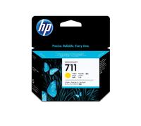 HP - Pack de ahorro de 3 cartuchos de tinta DesignJet 711 amarillo de 29 ml