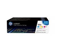 HP - Pack de ahorro de 3 cartuchos de tóner original LaserJet 125A cian/magenta/amarillo