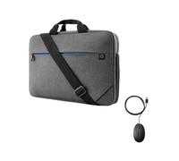 HP Pack maletín HP Prelude 15,6'' + ratón con cable HP 320M Pack de maletín para portátil para un cómodo transporte y ratón con cable para trabajar