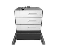 HP - Pagewide Enterprise 3x500 Sheet Paper Tray & Stand - gabinete para Impresora (668 x 720,2 x 660,5 mm, Negro, Gris)