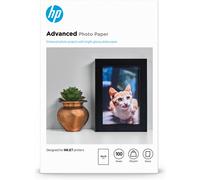 HP Papel fotográfico Advanced, brillante, 250 g/m2, 10 x 15 cm (101 x 152 mm), 100 hojas