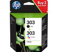 HP Paquete de 2 cartuchos de tinta Original 303 negro/tricolor