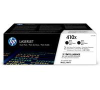 HP Paquete de 2 cartuchos de tóner negro Originales LaserJet 410X de alta capacidad