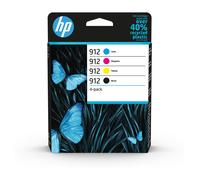 HP Paquete de 4 cartuchos de tinta Original 912 negro/cian/magenta/amarillo