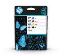 HP - Paquete de 4 cartuchos de Tinta Original 934 negra/935 cian/magenta/amarilla