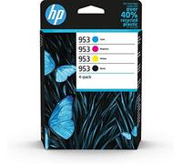 Hp paquete de 4 cartuchos de tinta original 953 negro/cian/magenta/ama