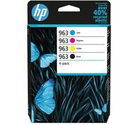 HP Paquete de 4 cartuchos de tinta Original 963 negro/cian/magenta/amarillo