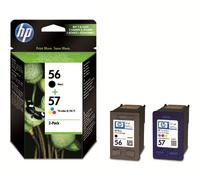 HP Paquete de Cartuchos de impresión por inyección 56/57 56/57 Combo-Pack Inkjet Print Cartridges, de 15 a 35° C