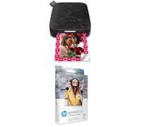 HP Paquete de inicio de impresora fotográfica instantánea portátil Sprocket de 2x3 "(lila)