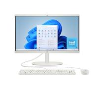 HP PC de Escritorio Todo en uno de 21.5 Pulgadas, Pantalla FHD, procesador Intel N200, 8 GB de RAM, SSD de 512 GB, gráficos Intel UHD, Windows 11 Home, Blanco Cachemira, 22-dg0440 (2025)