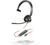 Poly Blackwire 3310 Monaural USB-C Headset +USB-C/A Adapter 8X215AA