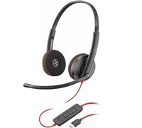 Poly Blackwire 3220 Stereo USB-C Headset +USB-C/A Adapter (Bulk) 8X228A6