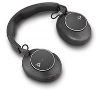 POLY Auriculares Voyager Surround 80 UC con certificación Microsoft Teams USB-C + Adaptador USB-C/A