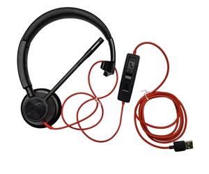 HP POLY Blackwire 3310 USB-A Auriculares con cable 20 - 20000 Hz Oficina/Cent...