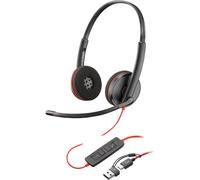 Poly Blackwire 3320 Stereo USB-C Headset +USB-C/A Adapter 8X219AA