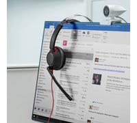 POLY Cuffie stereo Blackwire 5220 con connettore USB-C + spina da 3,5 mm + adattatore USB-C/A