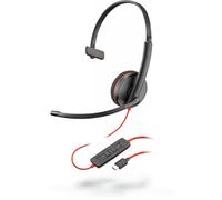 HP Poly - Blackwire C3210 Auriculares Alámbrico Diadema Oficina/Centro de llamadas USB Tipo C Negro