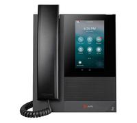 HP Poly CCX 400 Telefono IP Empresarial SIP PoE, Android 12, Pantalla Tactil LCD 5 Pulgadas (12.7 cm), 24 Lineas, Negro - Incluye Auricular