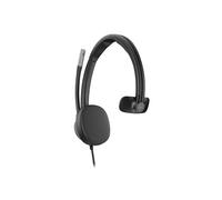 Auriculares Poly Mission 615 con cable USB-A/USB-C, Cancelación de Ruido, Micrófono, uso oficina, negros