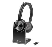 Poly Poly Savi 7320 Dúo Teams Auriculares DECT inalámbricos para PC con la máxima seguridad DECT