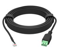 HP Poly Studio A2 Cable Negro para Entrada de Micrófono de Mesa JST a Conector Phoenix Macho 6M(20ft)
