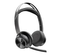POLY - Auriculares Voyager Focus 2 USB-C-C con certificación Microsoft Teams + adaptador USB-C/A