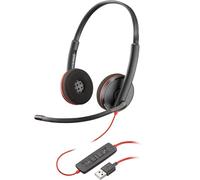 POLY Voyager Focus 2 UC Auricolare Wireless A Padiglione Ufficio USB tipo A Bluetooth Base di ricarica Nero