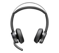 Poly Auriculares Voyager Focus 2 USB-C-C + adaptador USB-C/A + base de carga
