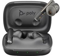 HP Poly Voyager Free 60 UC Black Earbuds +BT700 USB-C Adapter +Basic Charge Case