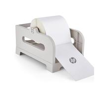 HP Portaetiquetas Térmicas para Etiquetas de hasta 4'' x 6'', Diseñado para Rollos y Etiquetas Plegadas en Acordeón y Funciona con Impresoras de Etiquetas para Oficinas Domésticas y Pequeñas Empresas