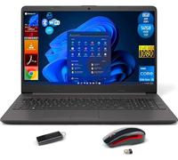 HP Portátil 250 G9, pantalla de ordenador portátil de 15,6 pulgadas Full HD, Intel Core i3 12Th, 8 GB RAM DDR4, 512 GB NVMe, Windows 11 Pro, Office 2021 Pro Plus, ratón inalámbrico + memoria USB de 32