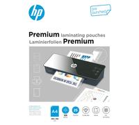 HP Pre-Punched Premium Laminating Pouches, A4, 125 Micron, Pack of 25