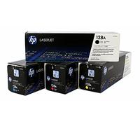 HP Pro CM1415, Pro CP1525nw Juego completo original Cartuchos de tóner C, Y, M, K (CE320 A, CE321 A, CE322 A, CE323 A)