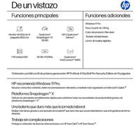 HP ProBook 4 G1q 14 Inch Notebook Next Gen AI PC Wolf Pro Security Edition Qualcomm Snapdragon X1-26-100 35,6 cm (14") WUXGA 32