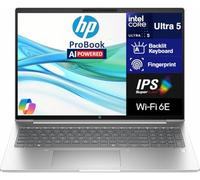 HP Probook 460 - Laptop empresarial con IA de 16 pulgadas IPS FHD+ (Intel Ultra 5 125U (Beats i5-1335u), 32GB DDR5, 1TB PCIe SSD, Intel Graphics, retroiluminado KB, huella dactilar, WiFi 6E, cámara