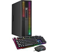 HP ProDesk PC RGB Luces Intel Core i5 6500 3.2 GHz 8GB RAM 256GB SSD Teclado y Ratón, Windows 11 (Renovado)