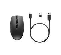 HP 710 Ratón Inalámbrico Silencioso Recargable 1200 DPI Negro