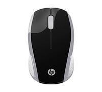 HP 200 - Ratón inalámbrico (1000 PPP, 3 Botones y Rueda, Tecnología LED Roja, Conexión Inalámbrica,Baterías AAA 12 Meses de Duración, Windows 7,8, 10, Mac OS 10.x y superiores, Chrome OS), Plateado