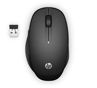 HP - Ratón inalámbrico Modo Dual (1200 dpi, 4 Botones Programables, Duración Batería 12 Meses, Puerto USB y Windows 10, Mac OS 10.13 y posterior), Color Negro