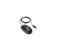 HP Ratón óptico USB con desplazamiento, Ambidiestro, Óptico, USB, 800 DPI, 100 g, Negro