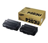 HP - Samsung Paquete de 2 cartuchos de tóner negro de Samsung MLT-P203U de ultra alta capacidad