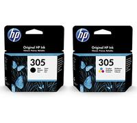HP - Set de cartuchos 305 de tinta negra y tricolor, 3YM61AE y 3YM60AE