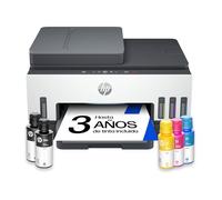 HP Smart Tank 7605 Impresora A4 Multifunción con Deposito de Tinta | Recargable, Impresión a Color, Escaner, Copiadora, Fax, Wi-Fi, HP Smart App, hasta 3 años de Tinta incluida