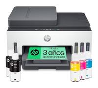 HP Smart Tank 7605 Impresora Multifunción Color WiFi Dúplex Automático Fax ADF+3 Años Tinta incluida