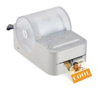 HP Sprocket Panorama para Fotos y Etiquetas a Color instantáneas Desde Smartphone Impresora portátil, Fotos Zink Adhesivas de 2 x 0.5-9 Pulgadas (5 x 1.3-23 cm), CREA Tiras Tipo fotomatón, Blanco.
