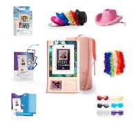 HP Sprocket Cabina fotográfica Impresora instantánea de Color (Rosa) + Papel Zink (100 Hojas) + Estuche (1) + Protector de Pantalla (2) y más