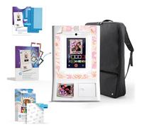 HP Sprocket Impresora de Fotos Instantánea Blanca + Papel Zink (100 Hojas) + Estuche + Protectores (x2) + Marcos Decorativos (x15)