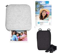 HP Sprocket - Impresora fotográfica instantánea de 3 x 4 - Kit de 50 Unidades de Papel Zink, Estuche