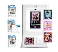 HP Sprocket Máquina de Fotomatón Impresora de Fotos a Color Instantánea (Blanco) Paquete de Papel + Papel Fotográfico Zink 3.5 x 4.25” Zink con Respaldo Adhesivo (300 Hojas)