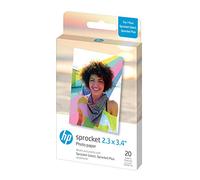 HP Sprocket Plus, Papeles Fotográficos, Térmica, 5.8 x 8.7 cm, Blanco